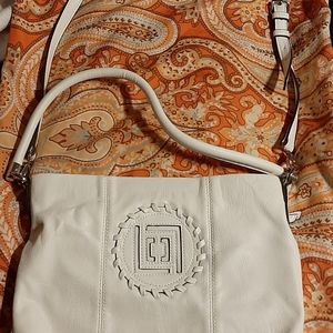 White winter Liz Claiborne purse